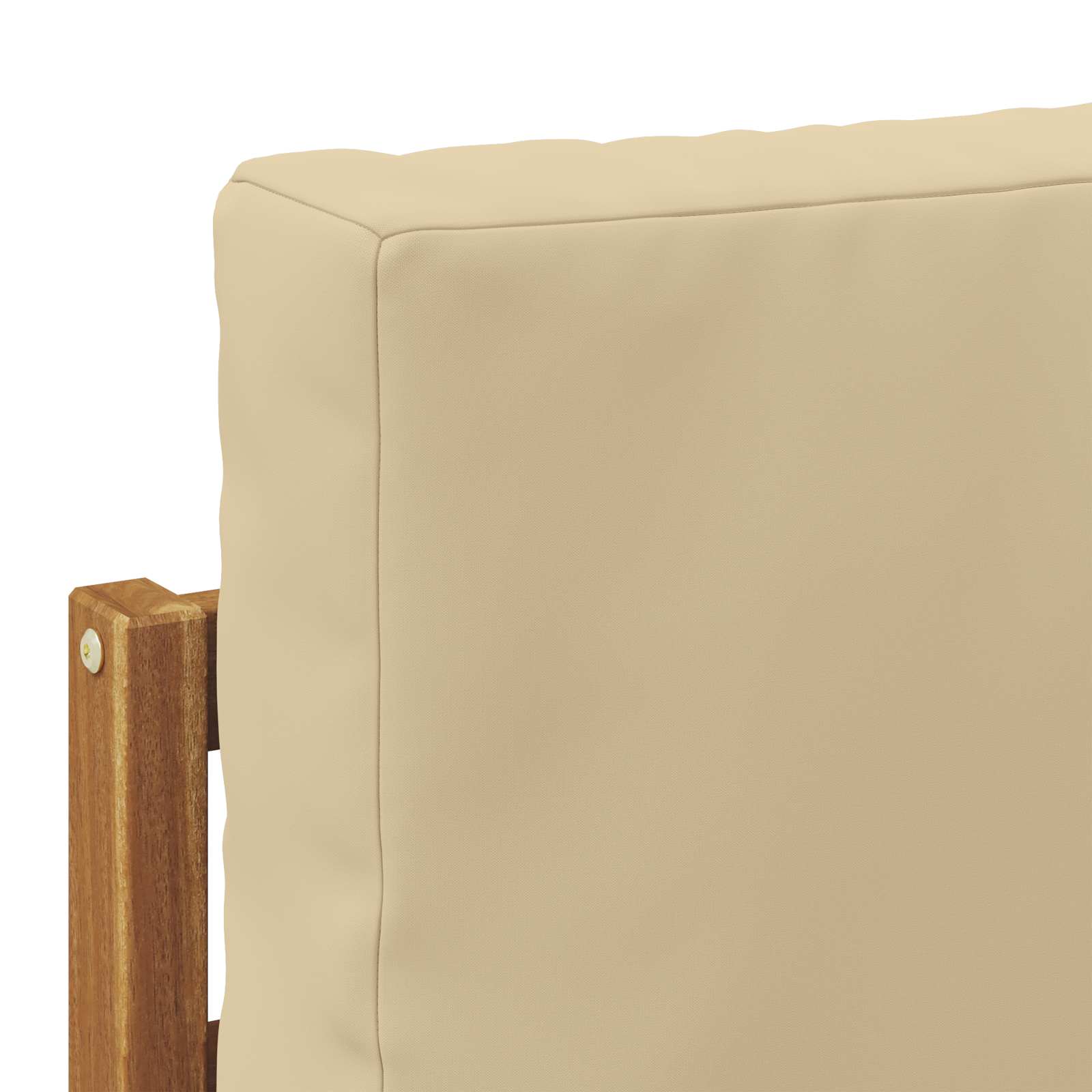 Utendørs midtbord og hjørnesofa 2 Stk Naturlig og Beige vidaXL