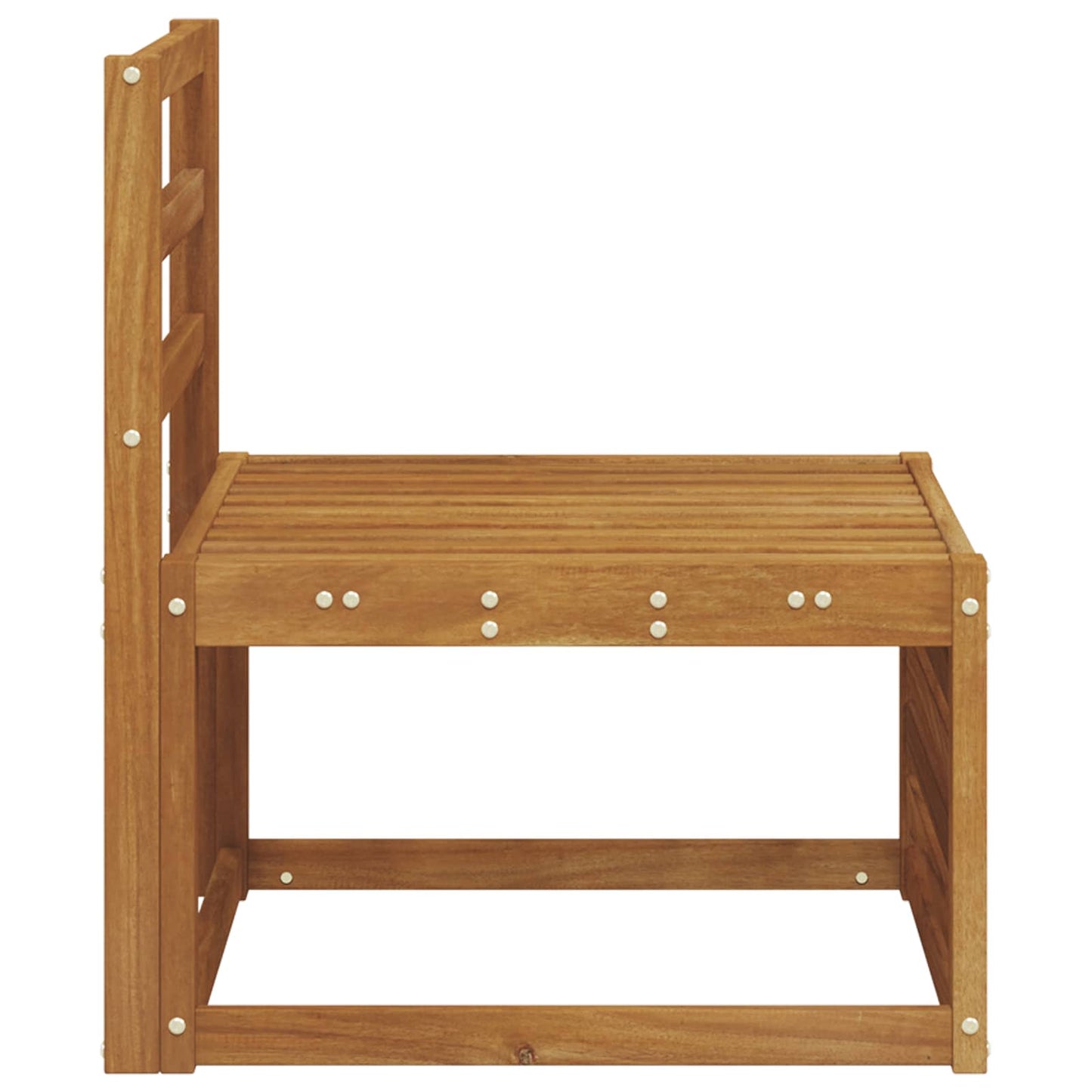 Ute Midt Sofa Solid akasietre Naturlig 59 x 63 x 73 cm