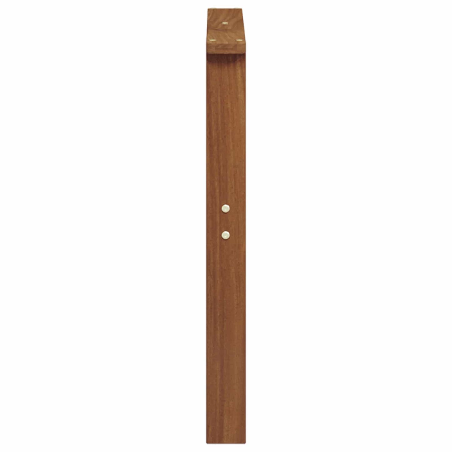 Armlener 2 pcs Brun 60 x 6 x 61 cm Konstruert tre