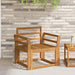 Armlene 2 stk. Naturlig 58,5 x 8 x 60 cm Solid akasietre