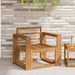 Armlene 2 stk. Naturlig 58,5 x 10 x 61 cm Solid akasietre