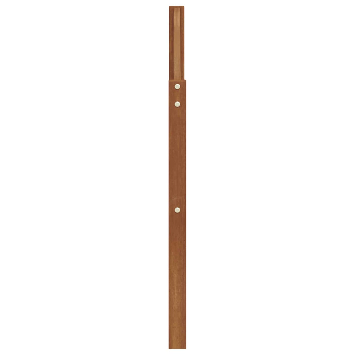 Armlene 2 pcs Naturlig 59 x 4 x 73 cm Solid akasietre