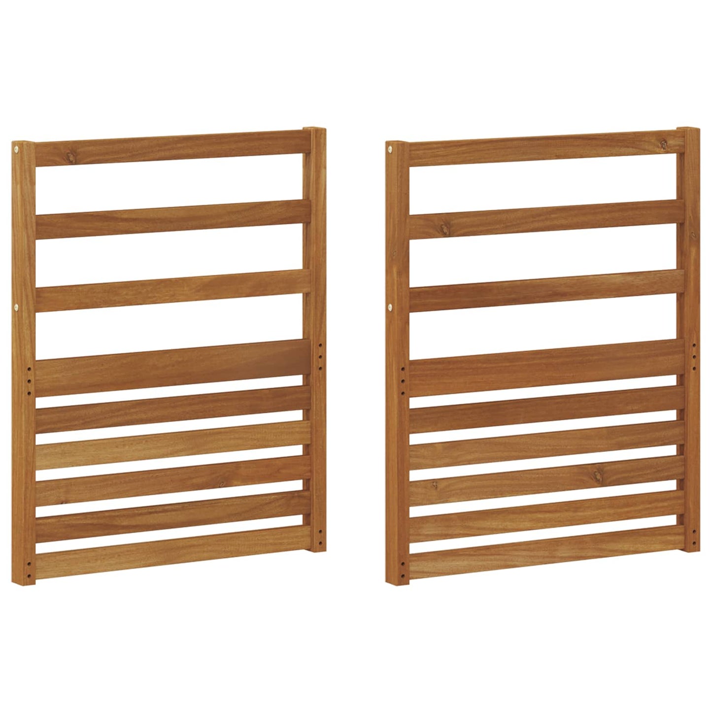 Armlener 2 pcs Brun 59 x 4 x 73 cm Konstruert tre