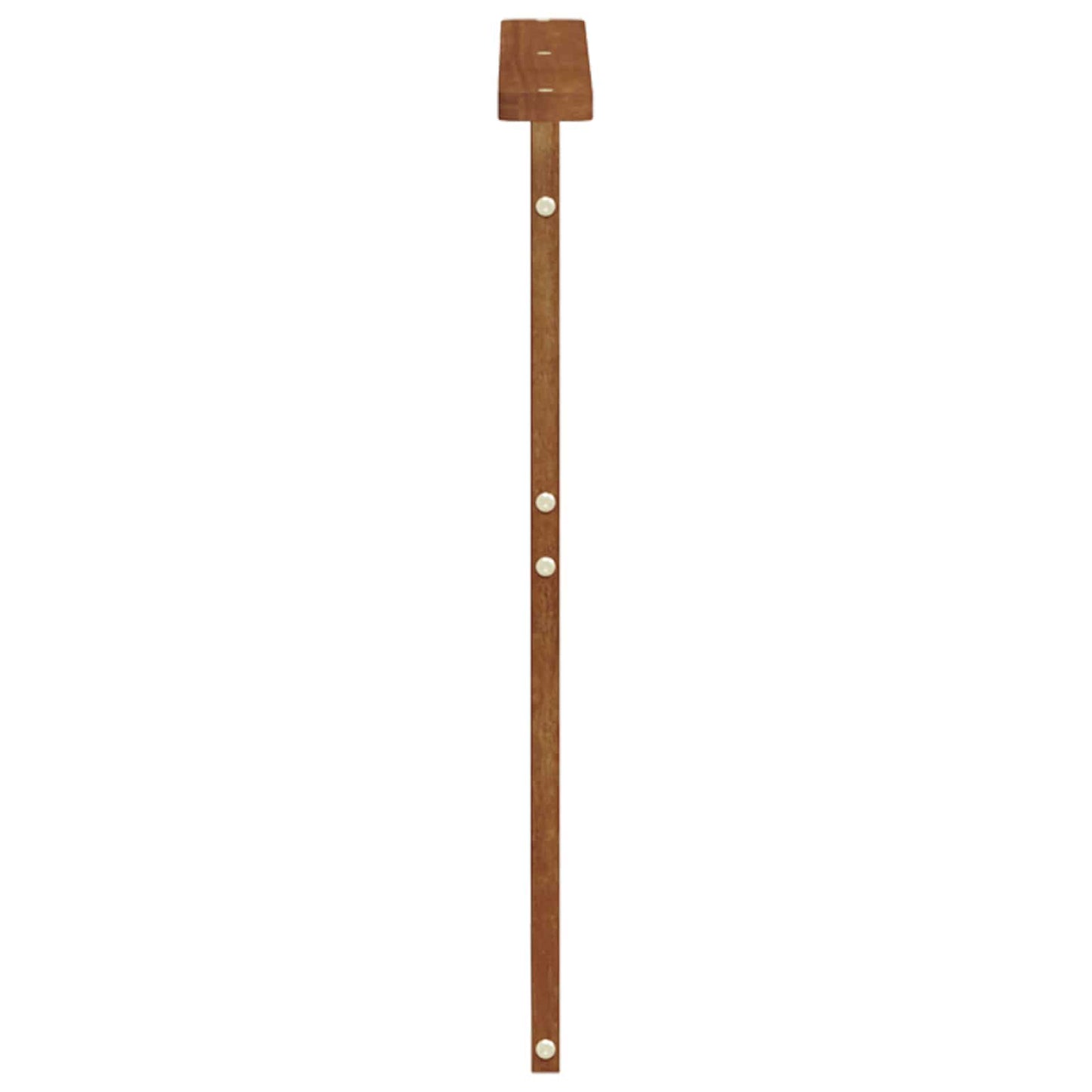 Armlener 2 pcs Brun 59 x 6 x 61 cm Konstruert tre