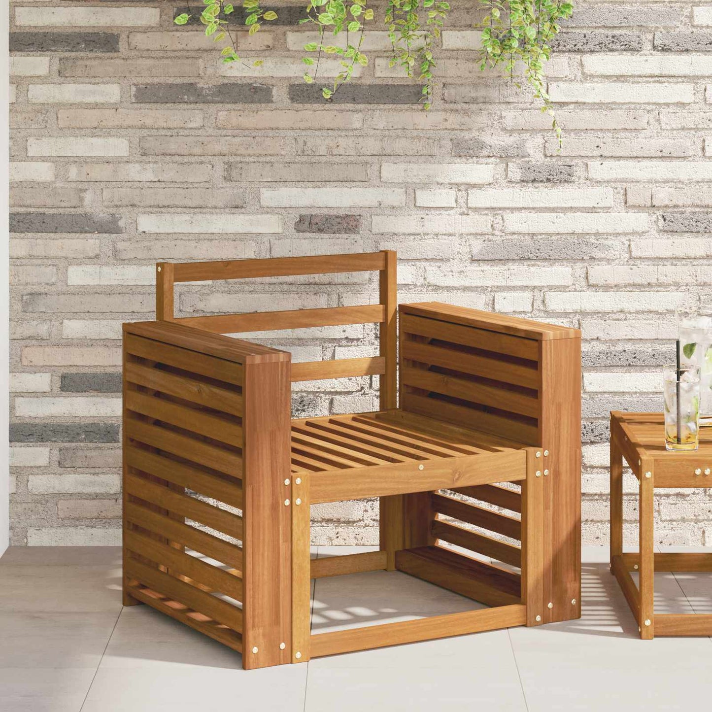 Armlener 2 pcs Brun 58.5 x 10 x 61 cm Konstruert tre