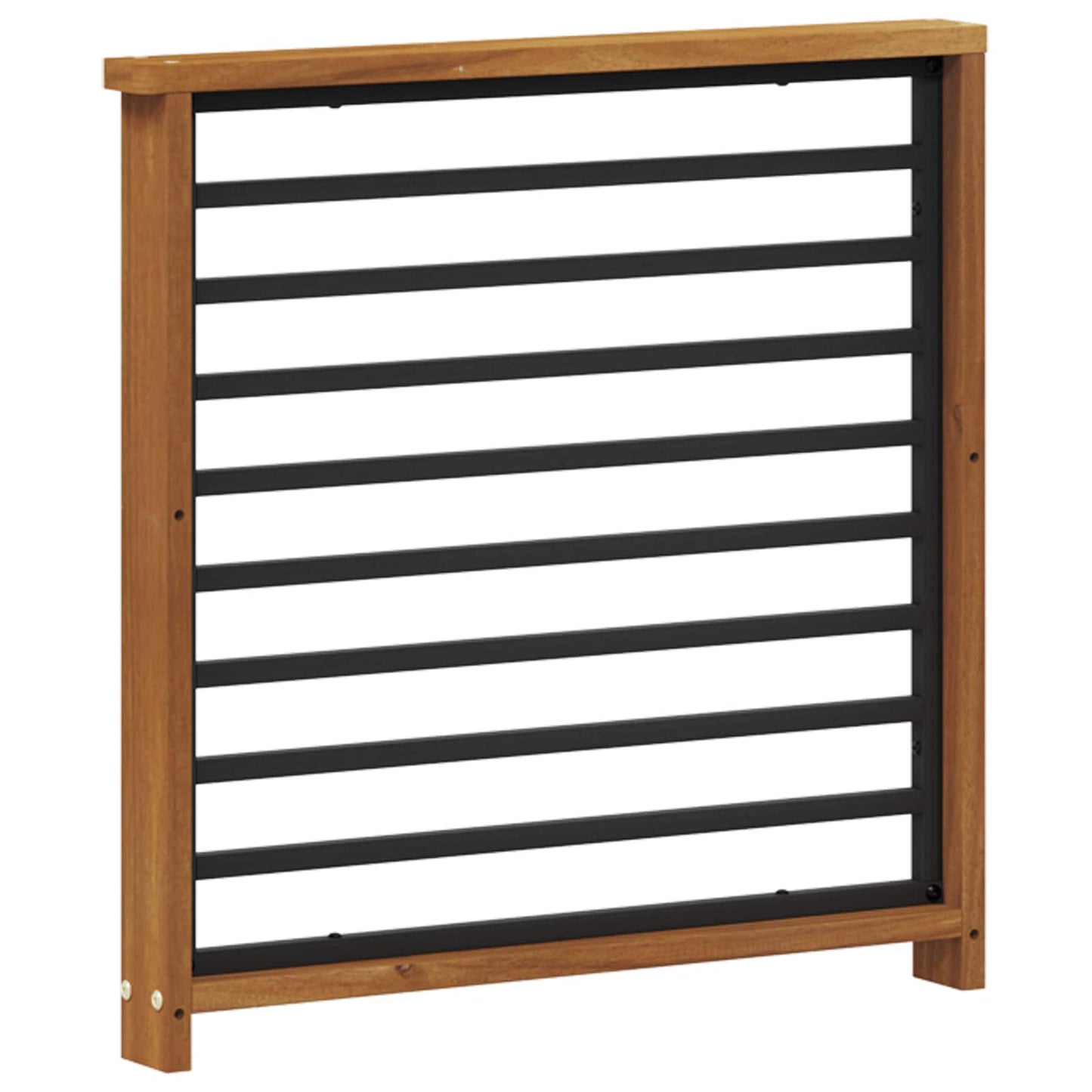 Armlene 2 pcs Naturlig 60 x 6 x 61 cm Solid akasietre