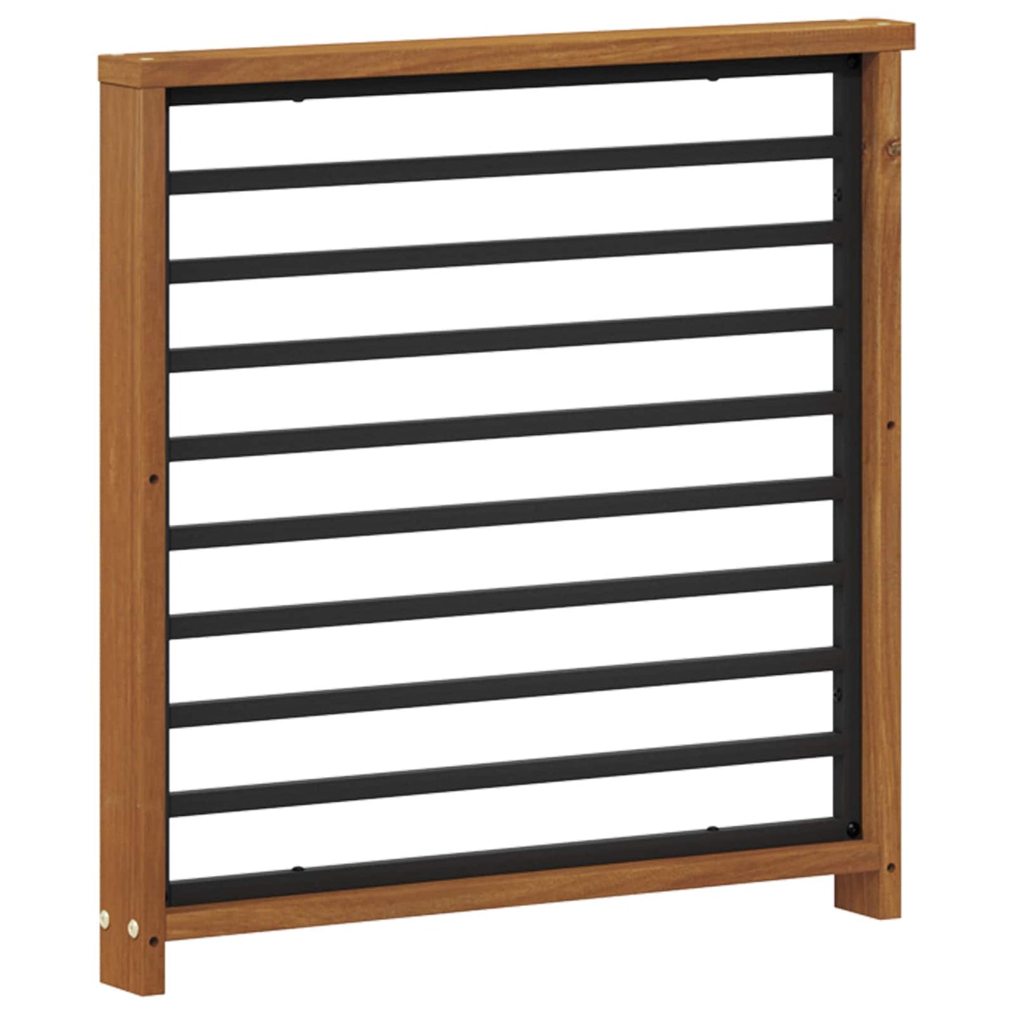 Armlene 2 pcs Naturlig 60 x 6 x 61 cm Solid akasietre