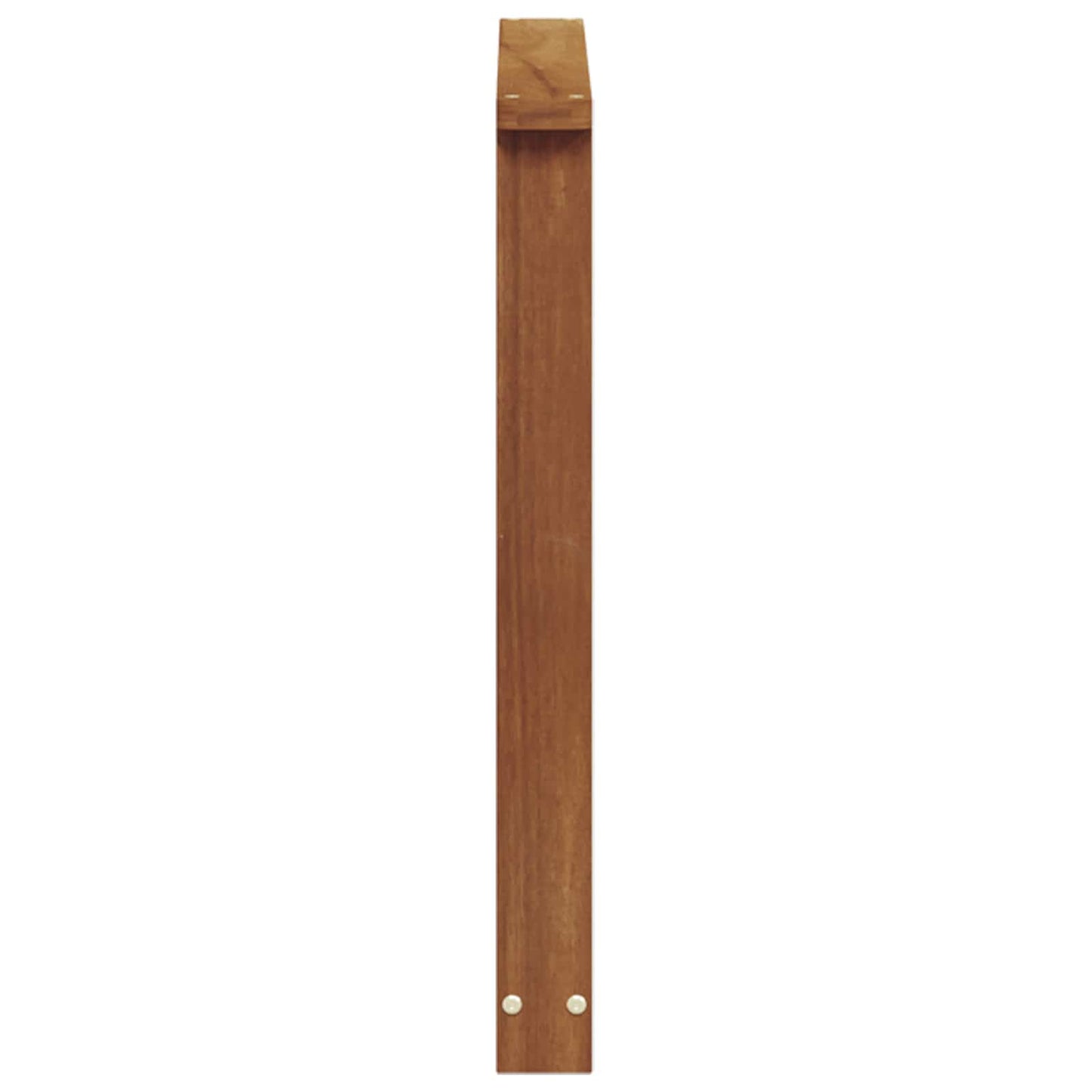 Armlene 2 pcs Naturlig 60 x 6 x 61 cm Solid akasietre