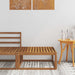 Ute fotstøtte Solid akasietre Naturlig 79 x 79 x 37 cm vidaXL
