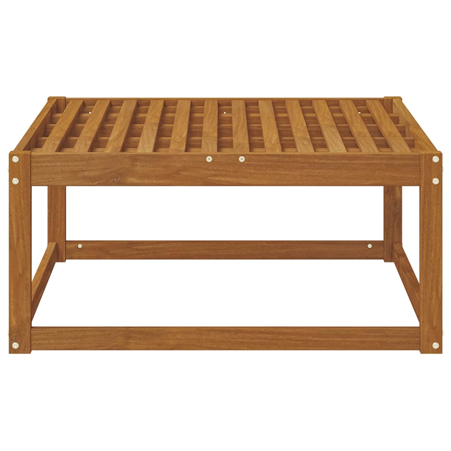Ute fotstøtte Solid akasietre Naturlig 79 x 79 x 37 cm vidaXL