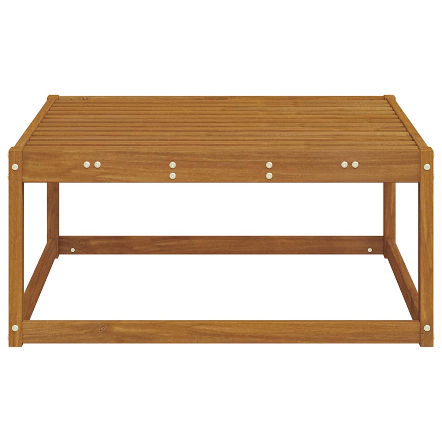 Ute fotstøtte Solid akasietre Naturlig 79 x 79 x 37 cm vidaXL