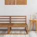 Ute Midt Sofa Solid akasietre Naturlig 79 x 83 x 73 cm vidaXL