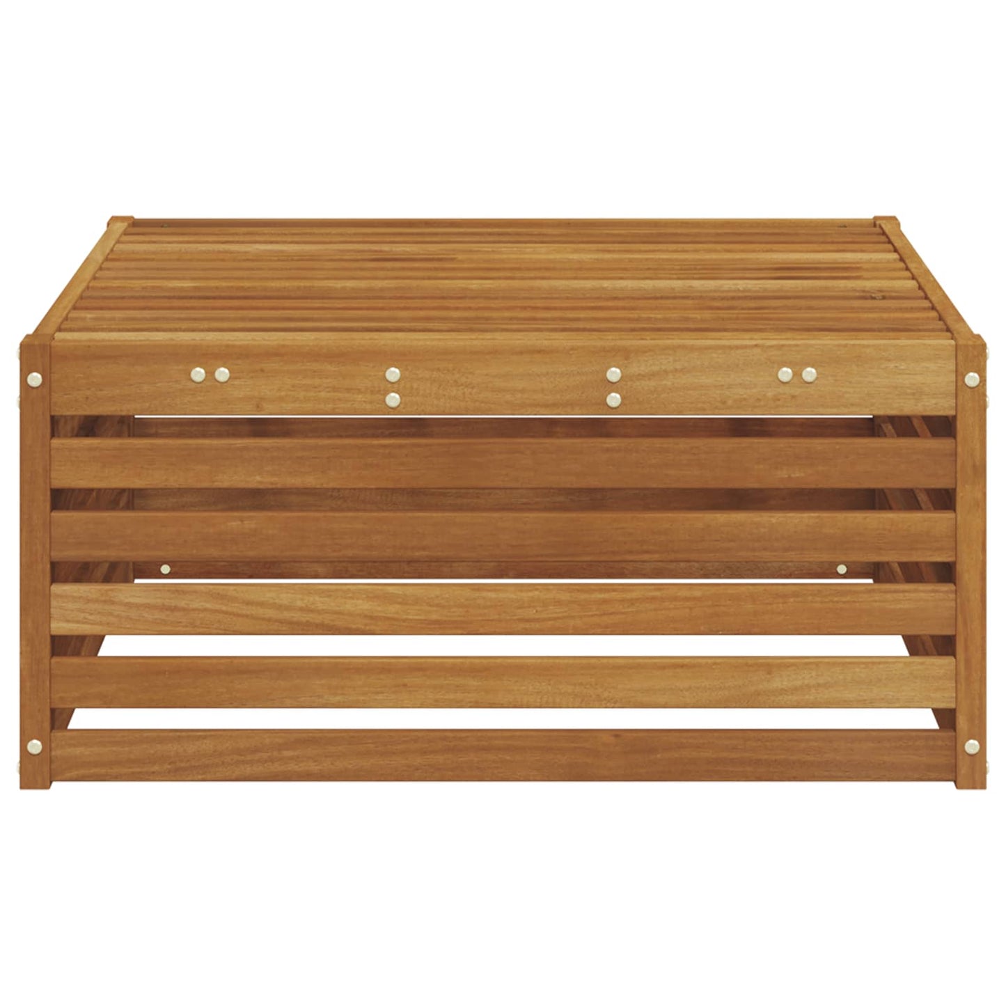 Ute fotstøtte Naturlig 79 x 79 x 37 cm Solid akasietre
