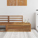 Utendørs end sofa Naturlig 115 x 83 x 73 cm Solid akasietre