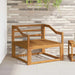 Armlene 2 stk. Naturlig 79 x 4 x 73 cm Solid akasietre