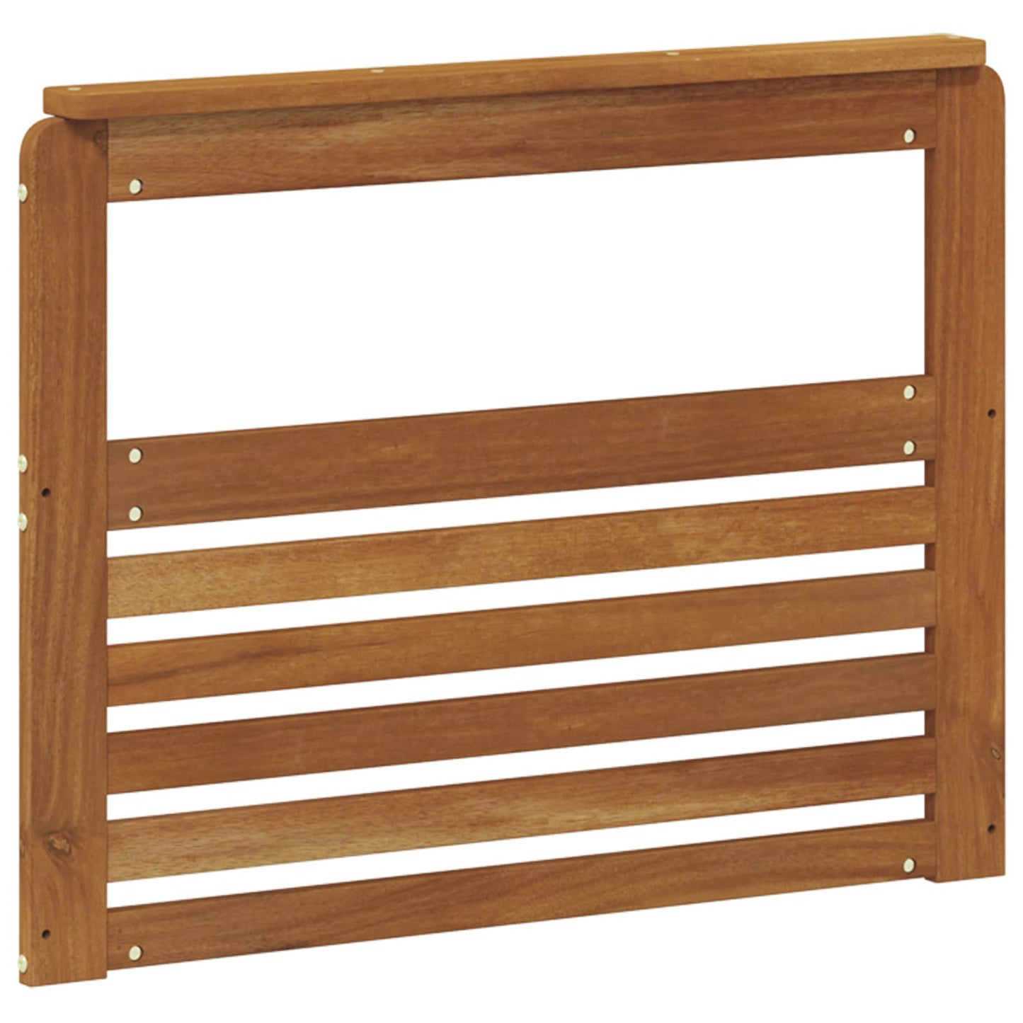 Armlene 2 stk. Naturlig 79 x 6 x 61 cm Solid akasietre
