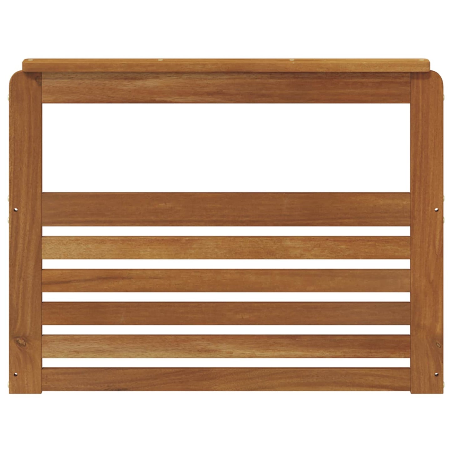Armlene 2 stk. Naturlig 79 x 6 x 61 cm Solid akasietre