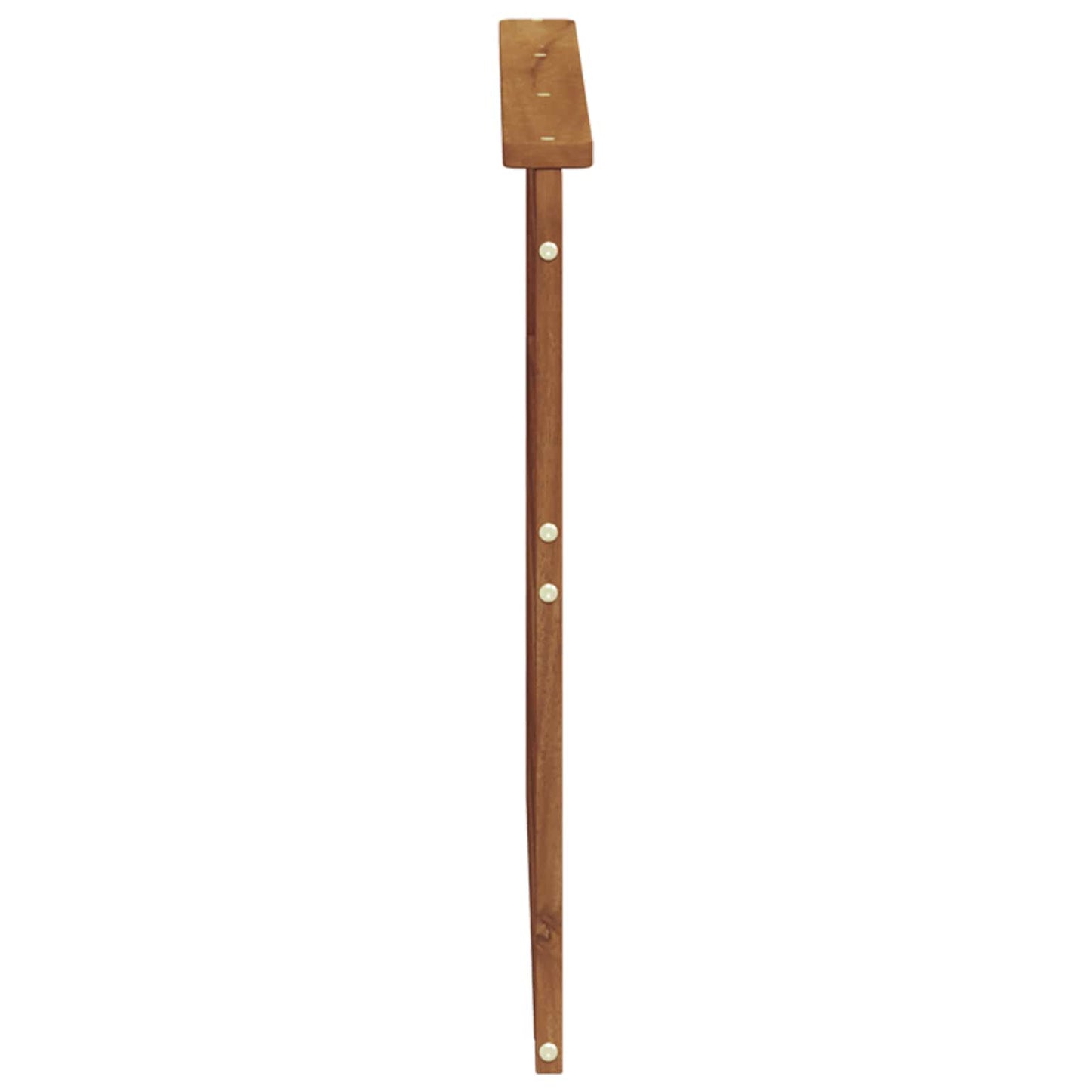 Armlene 2 stk. Naturlig 79 x 6 x 61 cm Solid akasietre