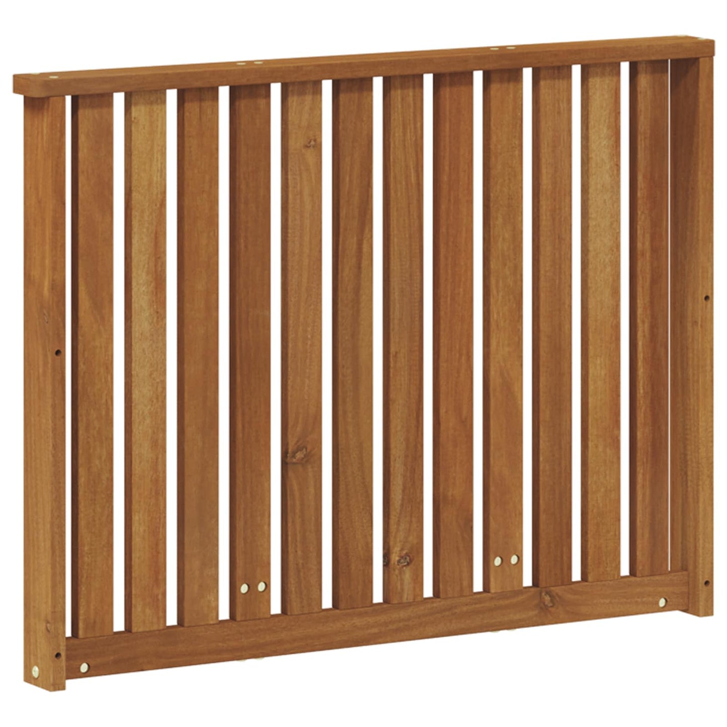 Armlene 2 stk. Naturlig 80 x 6 x 61 cm Solid akasietre