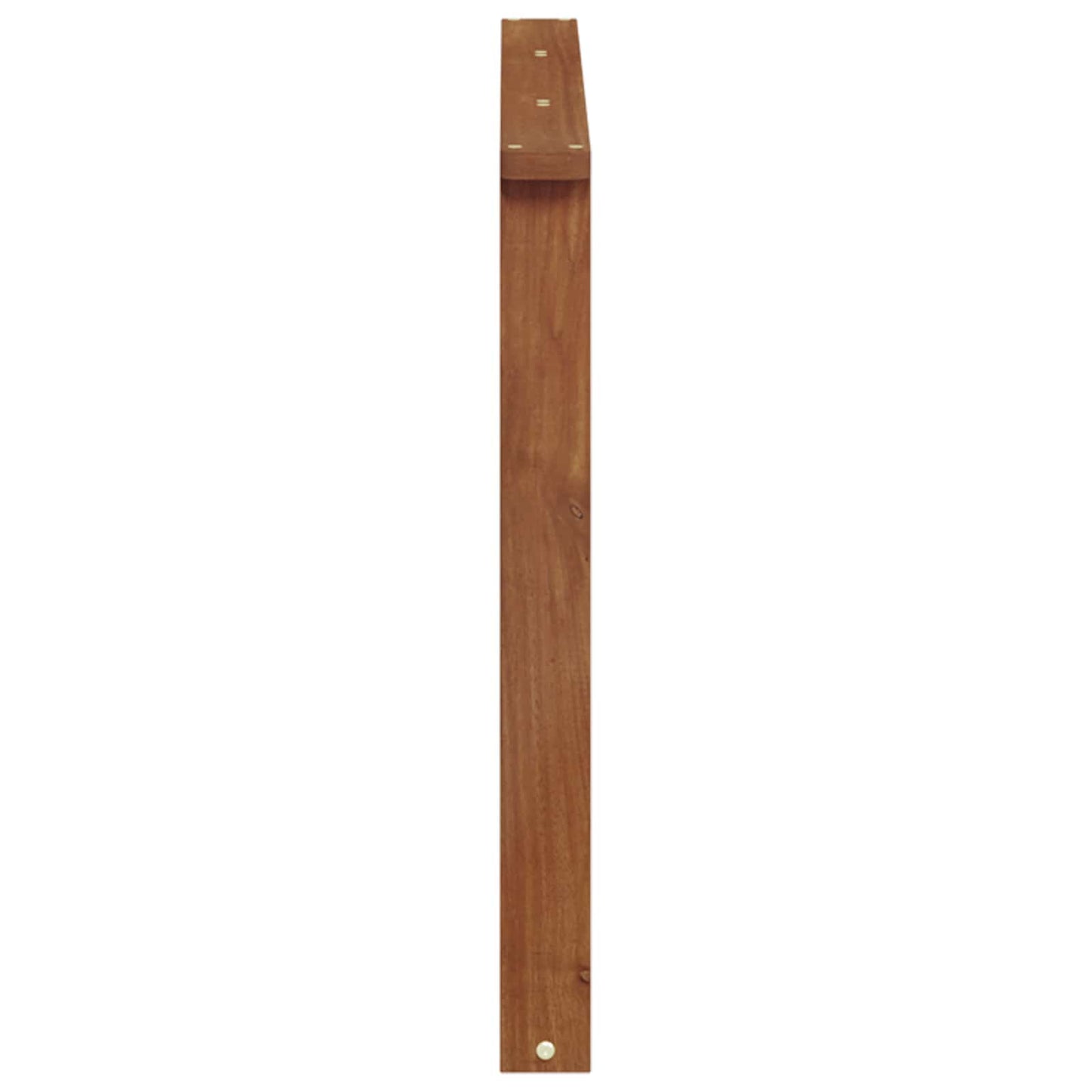 Armlene 2 stk. Naturlig 80 x 6 x 61 cm Solid akasietre