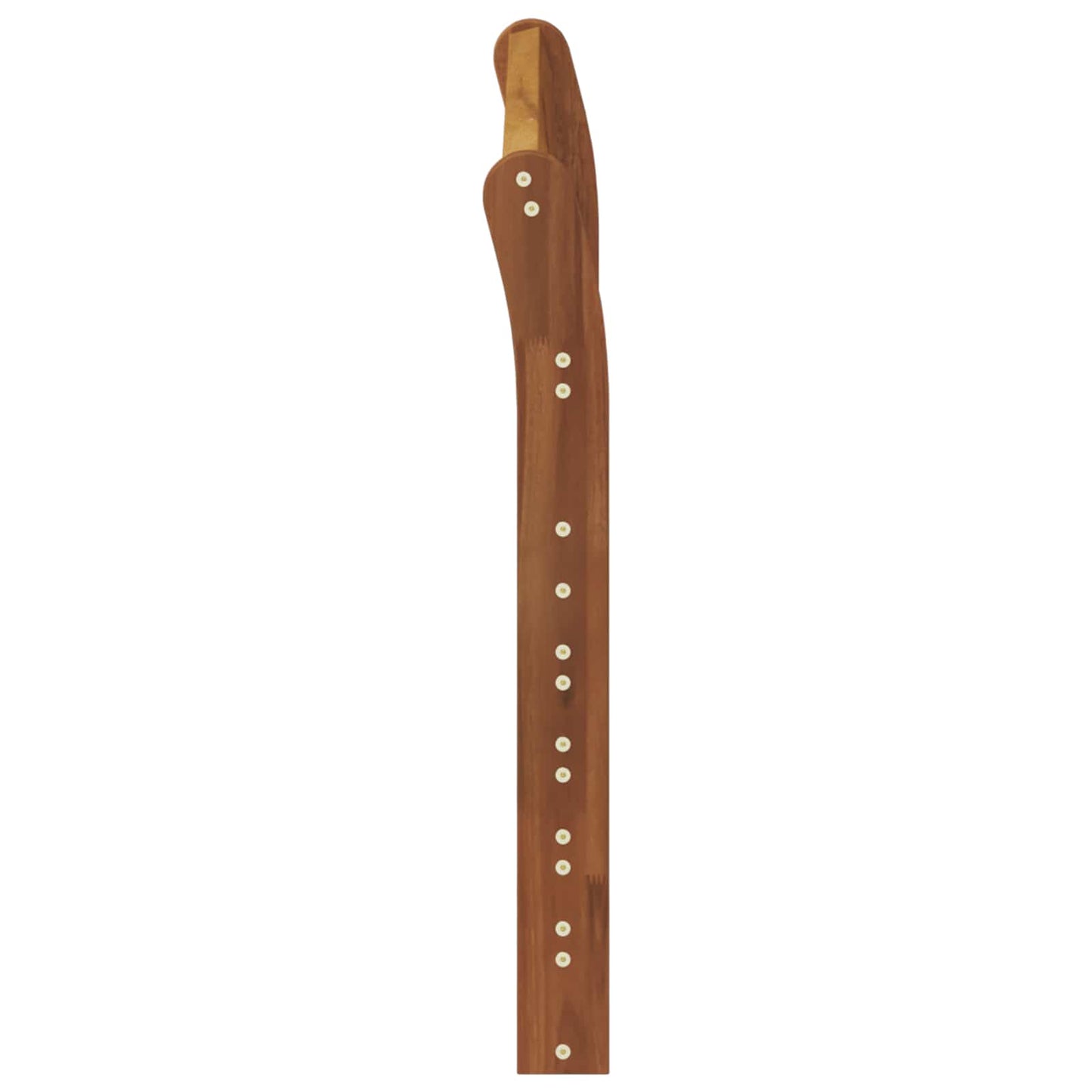 Armlene 2 stk. Naturlig 78,5 x 8 x 60 cm Solid akasietre