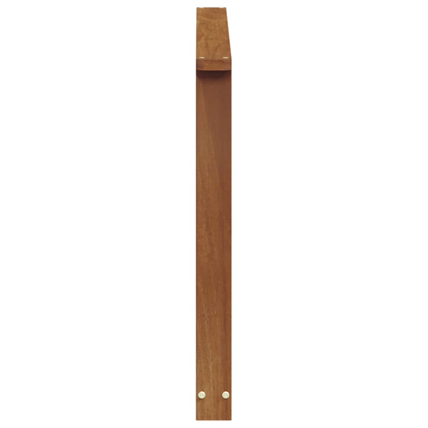Armlene 2 stk. Naturlig 80 x 6 x 61 cm Solid akasietre