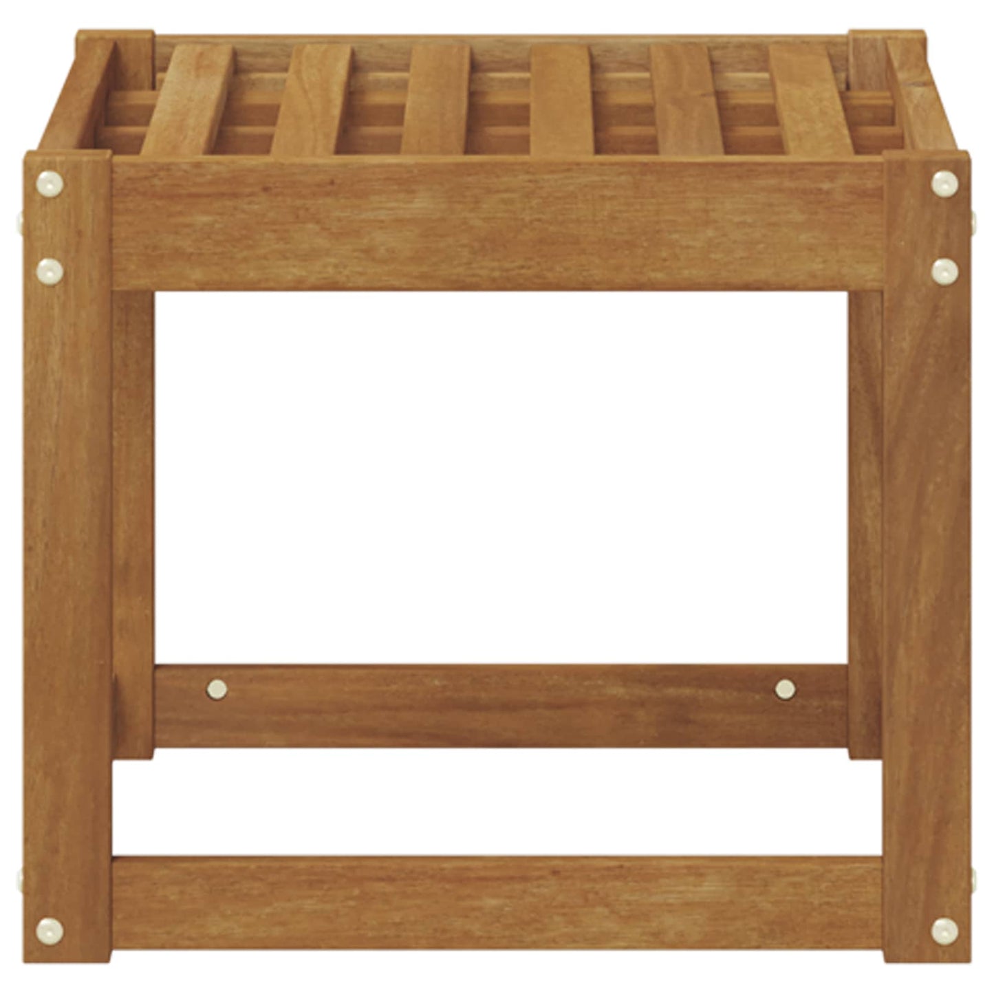Krakkbenk Naturlig 43 x 43 x 37 cm Solid akasietre vidaXL