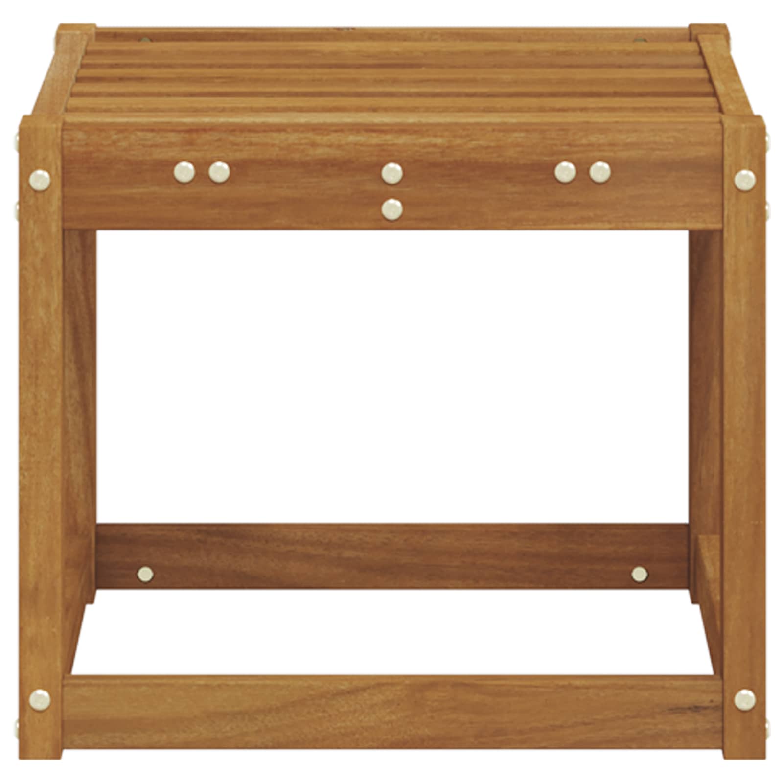 Krakkbenk Naturlig 43 x 43 x 37 cm Solid akasietre vidaXL