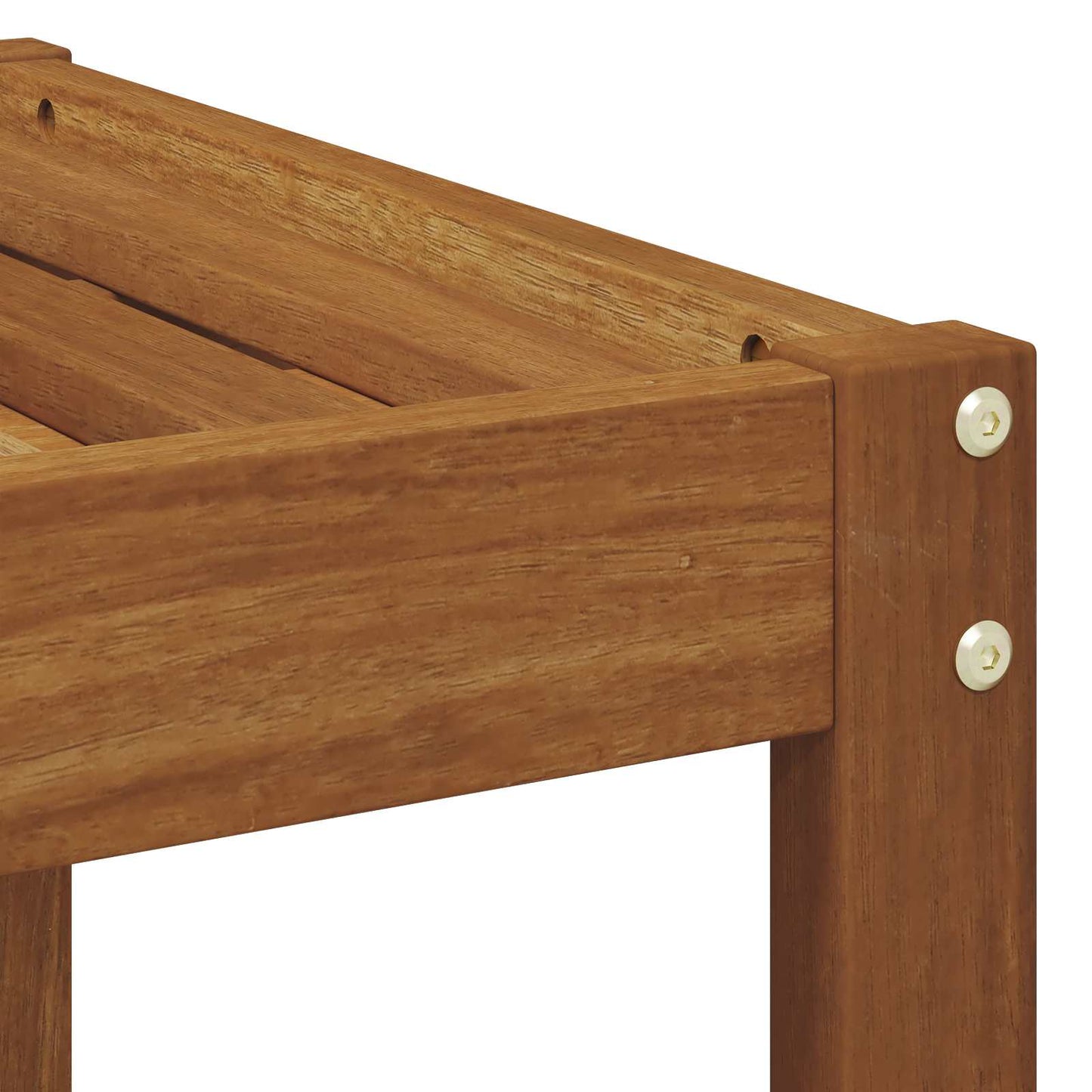 Utendørs Stolbenk Naturlig 79 x 43 x 37 cm Solid akasietre