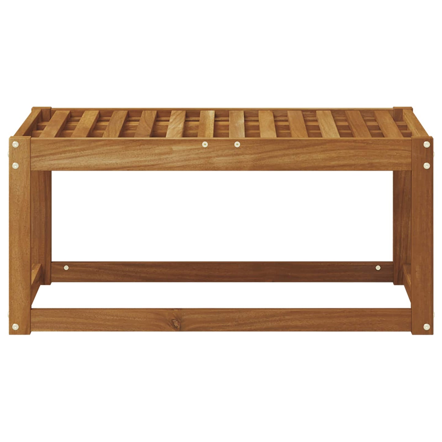Utendørs Stolbenk Naturlig 79 x 43 x 37 cm Solid akasietre