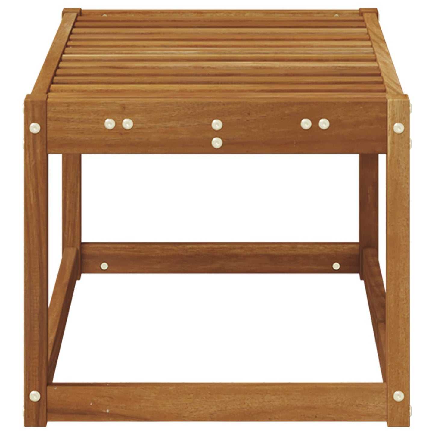Utendørs Stolbenk Naturlig 79 x 43 x 37 cm Solid akasietre