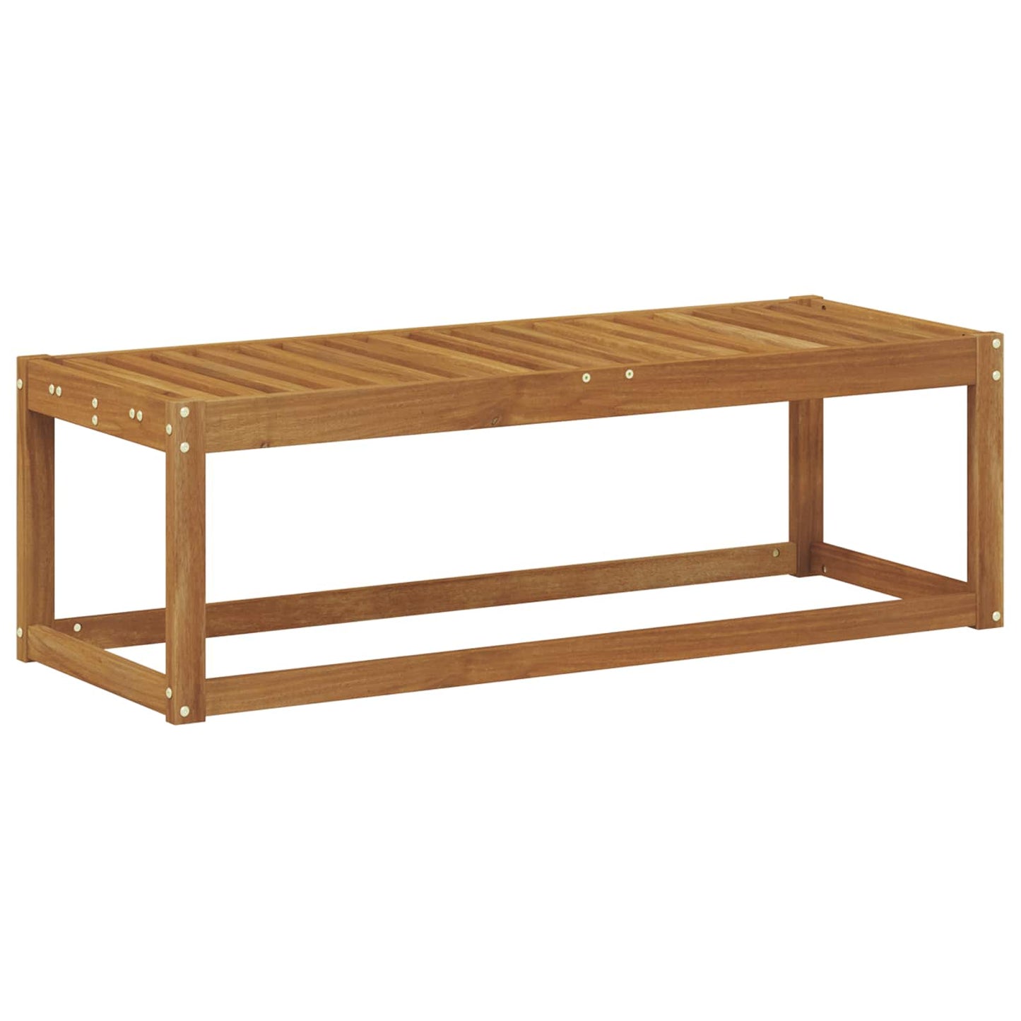 Utendørs Krakk Benk Naturlig 115 x 43 x 37 cm Solid akasietre