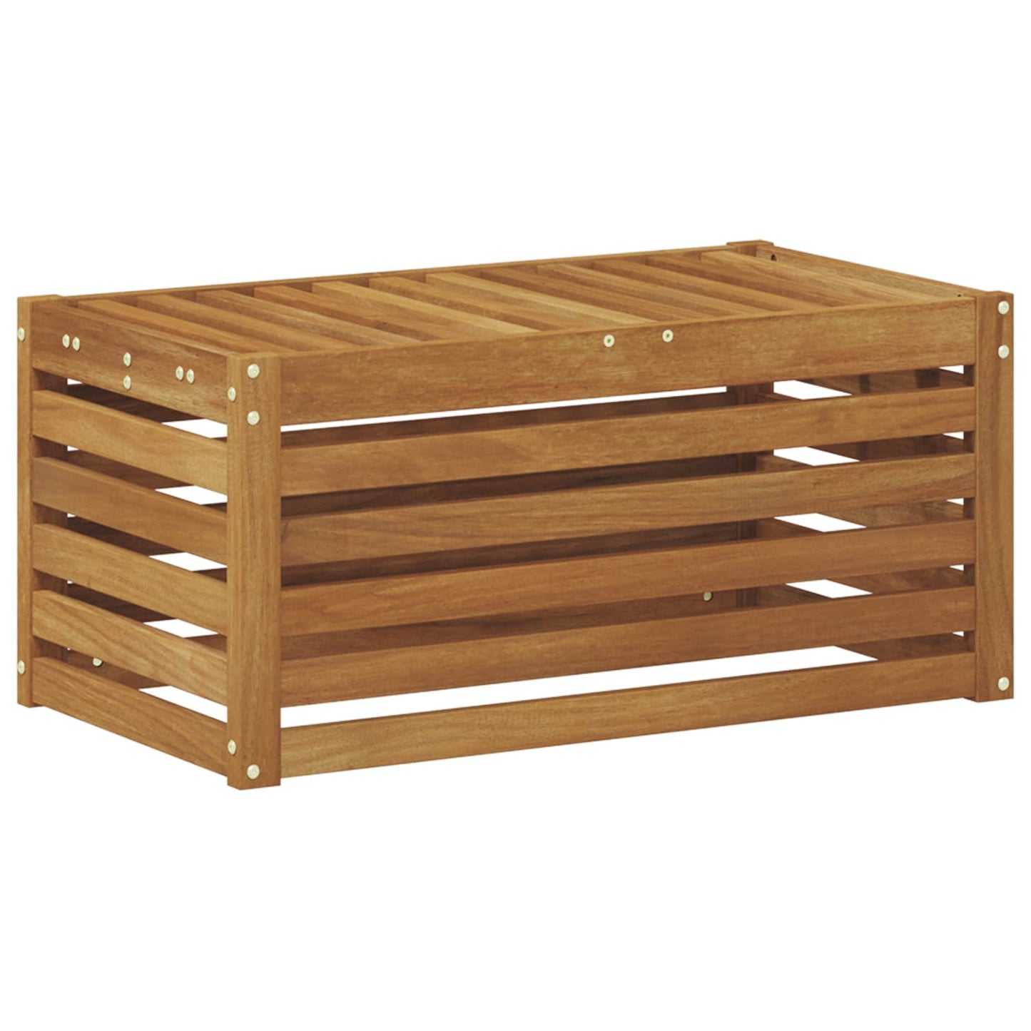 Utendørs Krakk Benk Naturlig 79 x 43 x 37 cm Solid akasietre