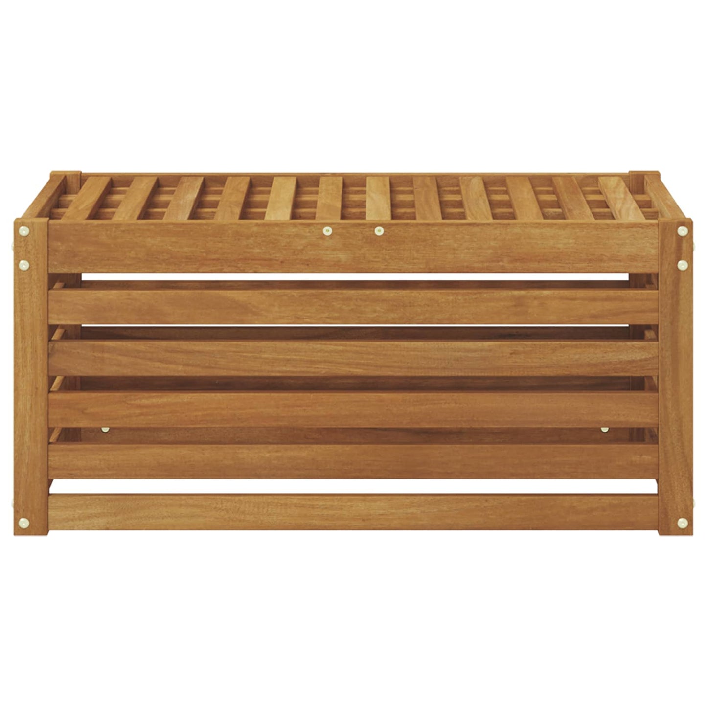 Utendørs Krakk Benk Naturlig 79 x 43 x 37 cm Solid akasietre