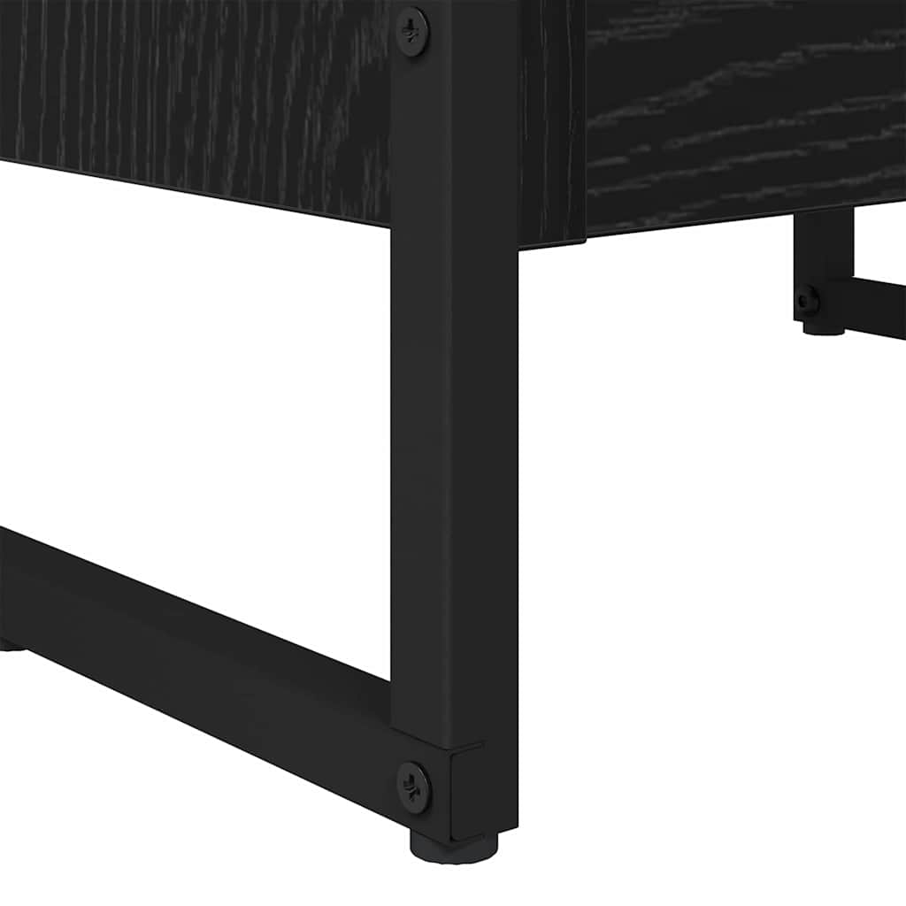 Bokskap Svart Eik 40 x 30 x 86,5 cm Konstruert tre
