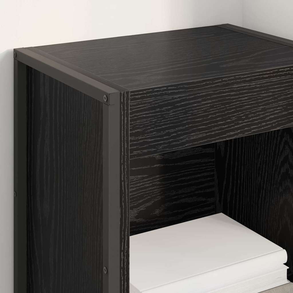 Bokskap Svart Eik 40 x 30 x 86,5 cm Konstruert tre
