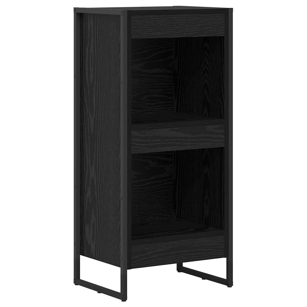 Bokskap Svart Eik 40 x 30 x 86,5 cm Konstruert tre
