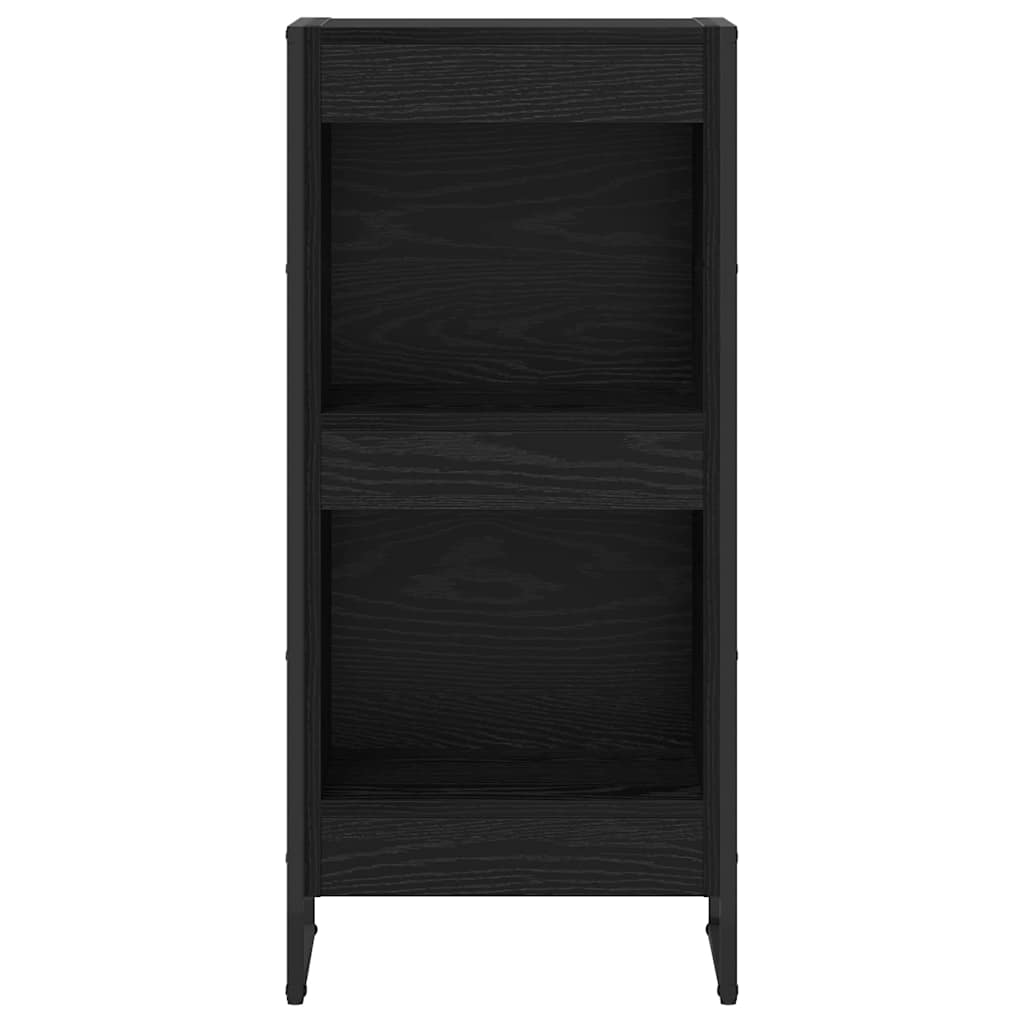Bokskap Svart Eik 40 x 30 x 86,5 cm Konstruert tre