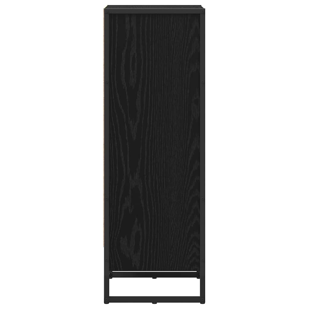 Bokskap Svart Eik 40 x 30 x 86,5 cm Konstruert tre