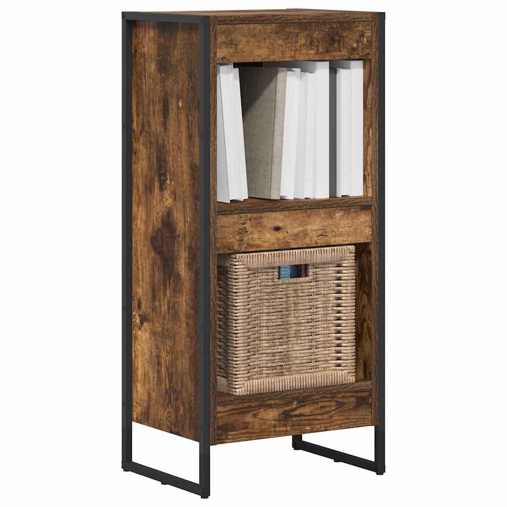 Bokskap Røyk Eik 40 x 30 x 86,5 cm Konstruert tre