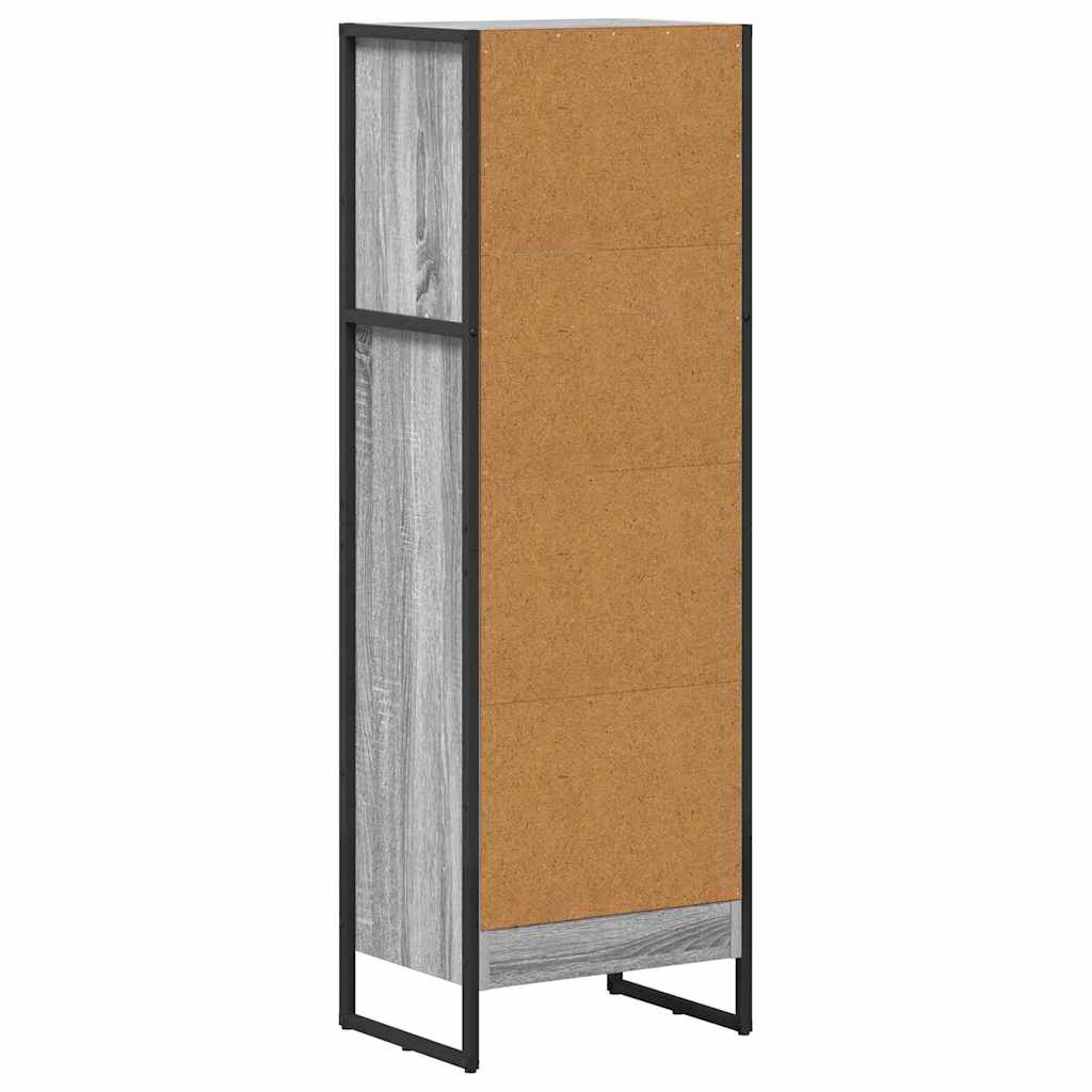 Bokskap Grå Sonoma 40 x 30 x 121 cm Konstruert tre