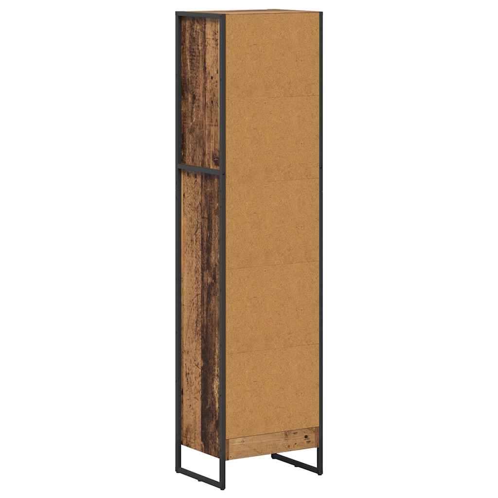 Bokskap Gamle tre 40 x 30 x 155 cm Konstruert tre