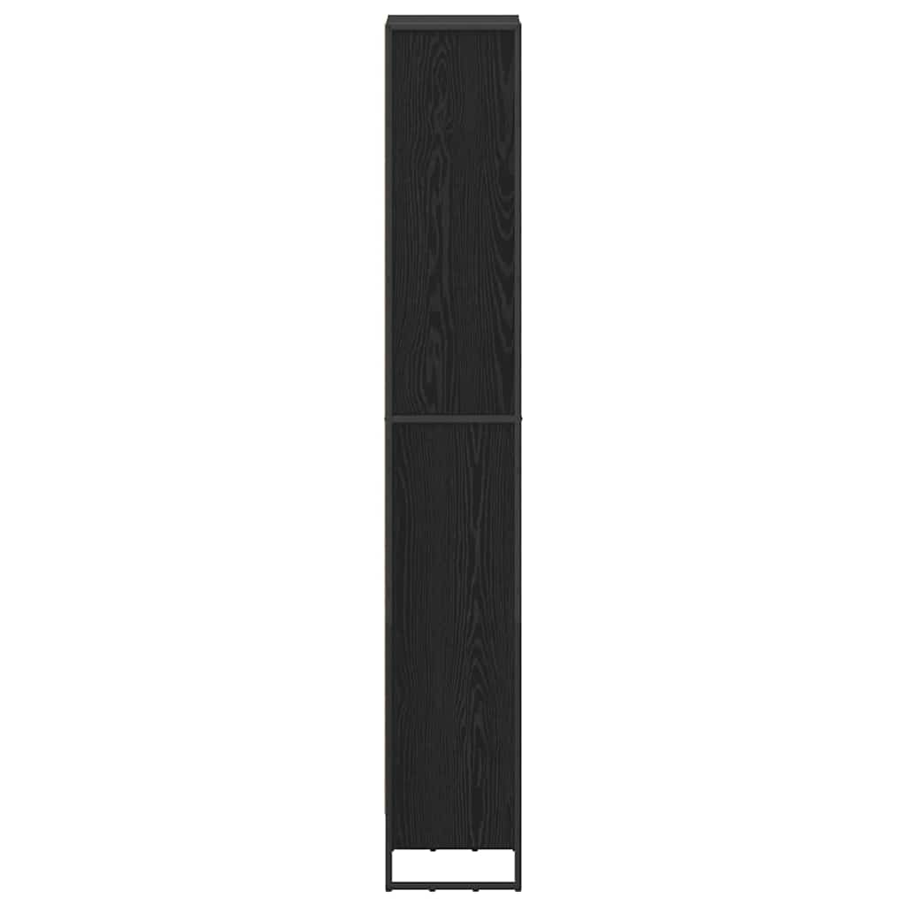 Bokskap Svart Eik 40 x 30 x 189,5 cm Konstruert tre