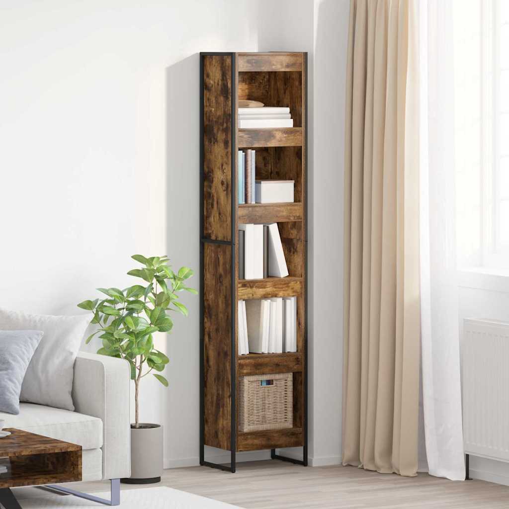 Bokskap Røyk Eik 40 x 30 x 189,5 cm Konstruert tre