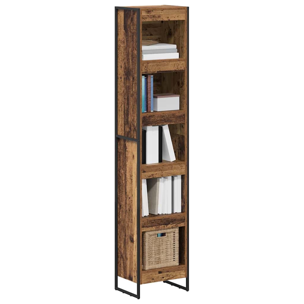 Bokskap Gamle tre 40 x 30 x 189,5 cm Konstruert tre