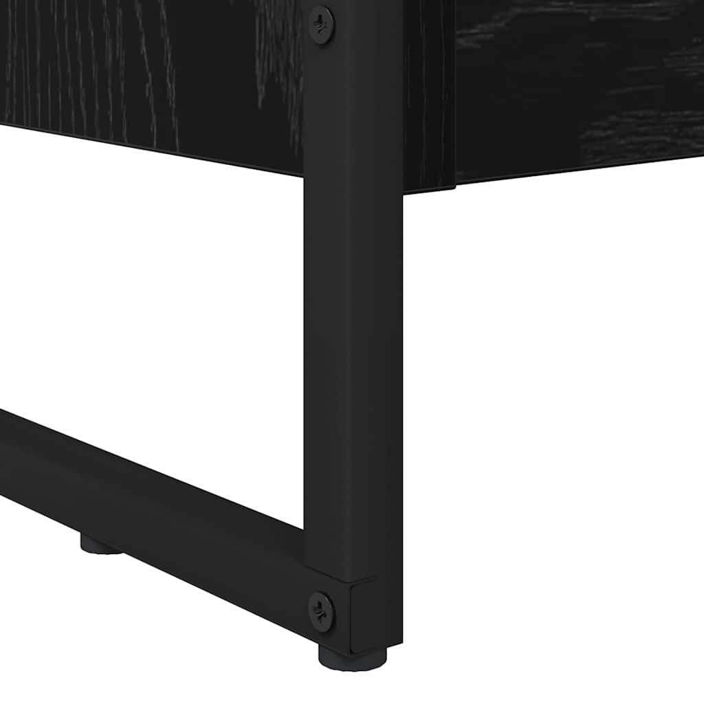 Bokskap Svart Eik 60 x 30 x 86,5 cm Konstruert tre