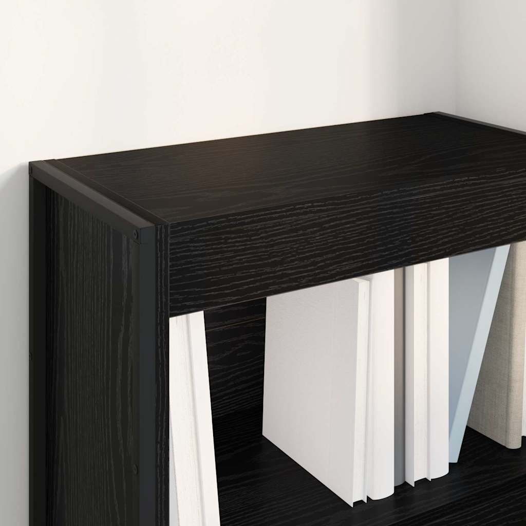 Bokskap Svart Eik 60 x 30 x 86,5 cm Konstruert tre