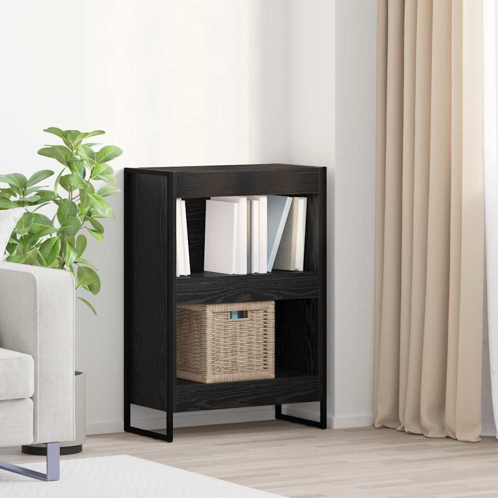 Bokskap Svart Eik 60 x 30 x 86,5 cm Konstruert tre