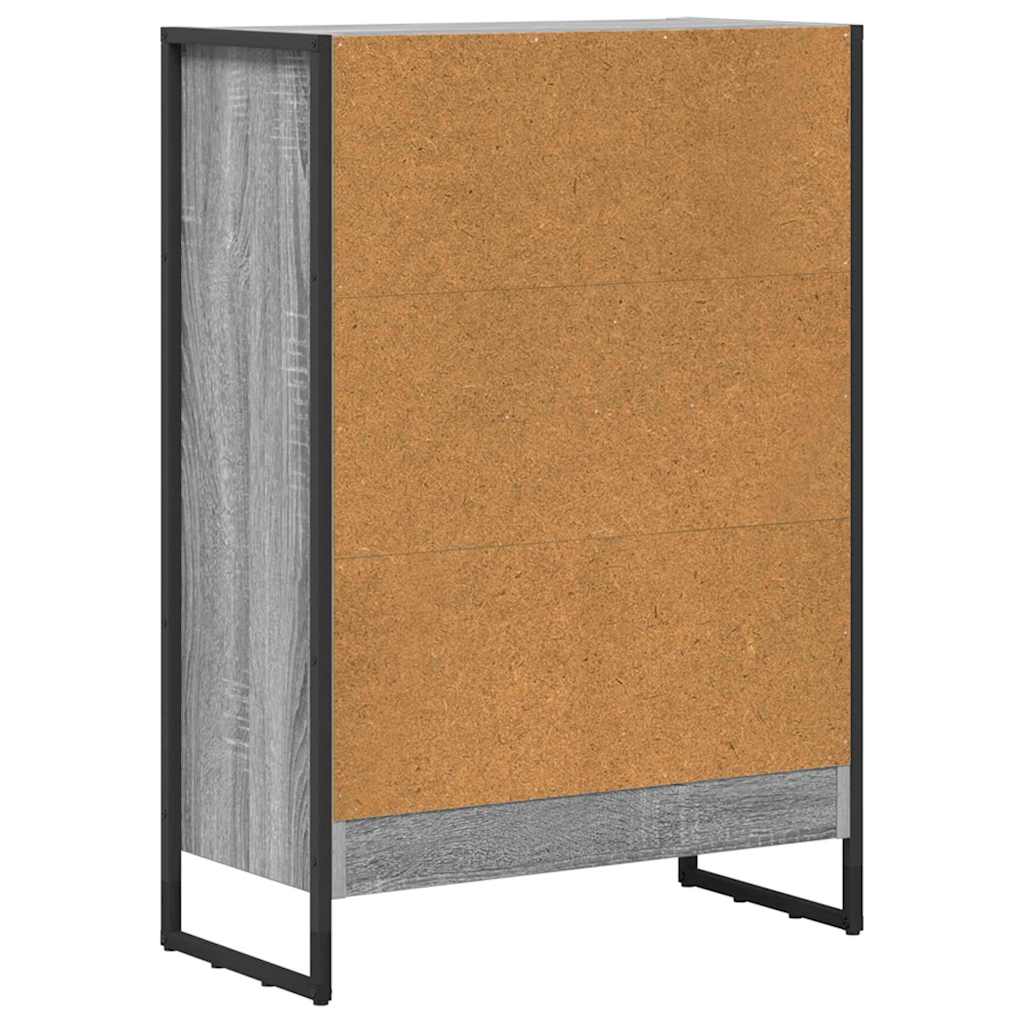 Bokskap Grå Sonoma 60 x 30 x 86,5 cm Konstruert tre