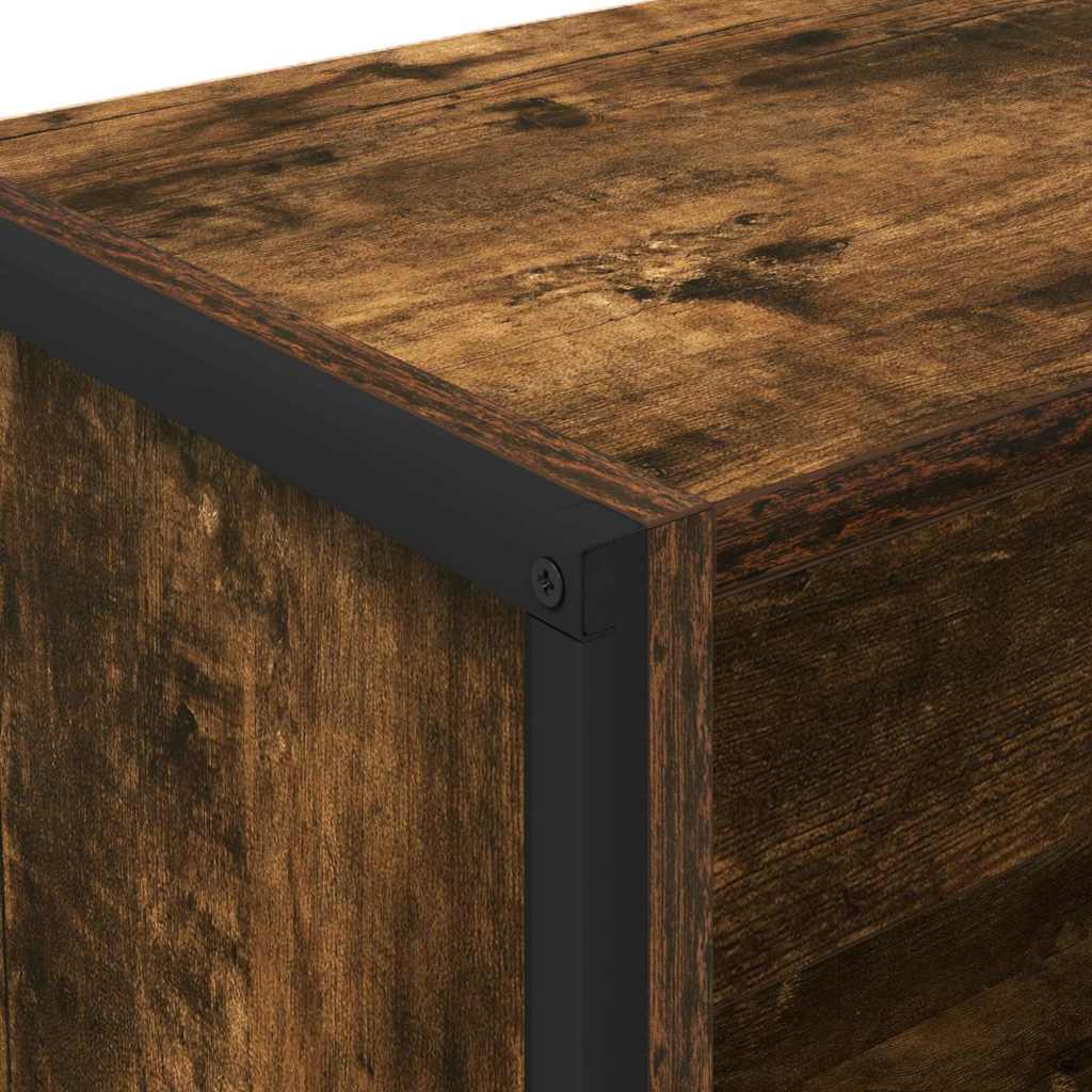 Bokskap Røyk Eik 60 x 30 x 121 cm Konstruert tre
